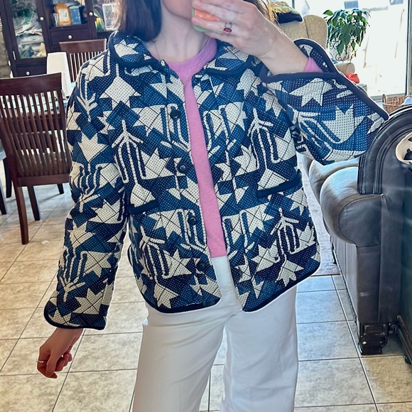 Sea New York Linden Quilted Patchwork Jacket size XS - Picture 7 of 7